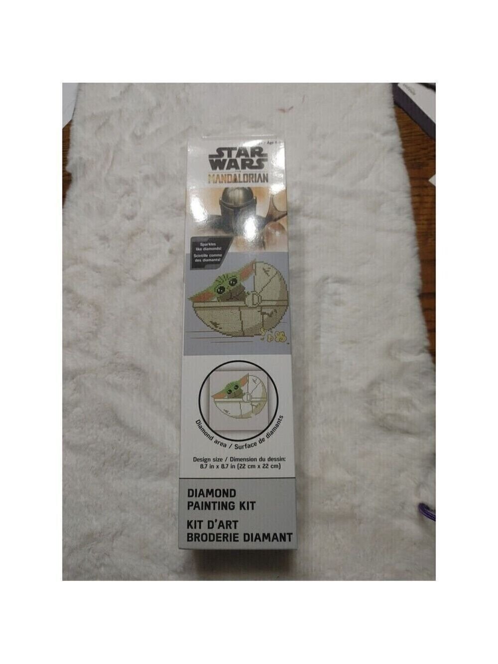 Camelot Dotz Diamond Painting Art Kit 8.7"X8.7" The Mandalorian The Child Moving